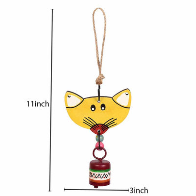 Handpainted Wind Chimes for Outdoor Hanging (Cat) - Accessories - 3