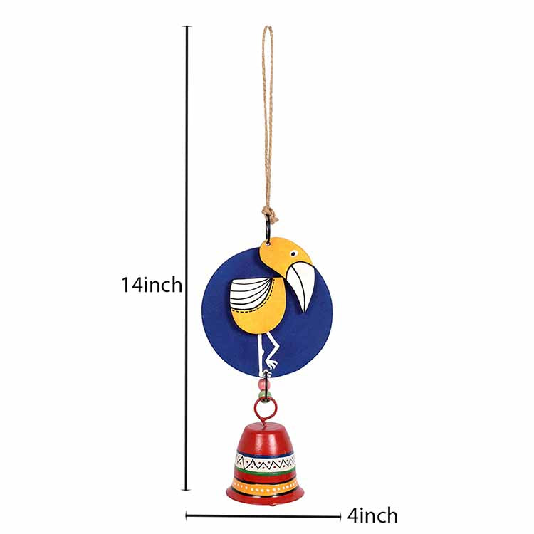 Handcrafted Yellow Duck Wind Chime for Outdoor Hanging - Accessories - 4