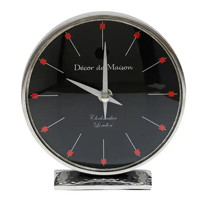 Minno Silver Table Clock- 61-100-16-1