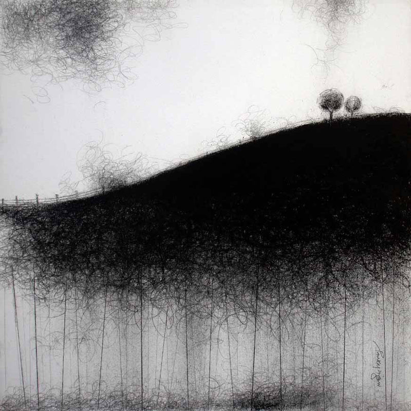 Charcoal Drawing Landscape