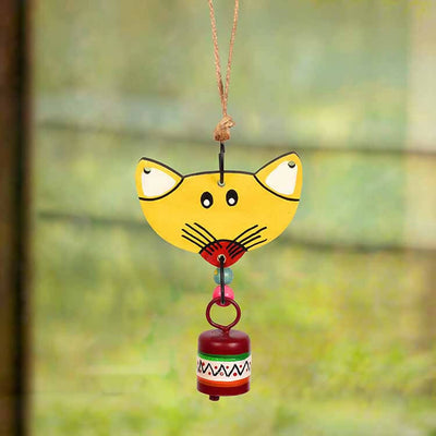 Handpainted Wind Chimes for Outdoor Hanging (Cat) - Accessories - 1